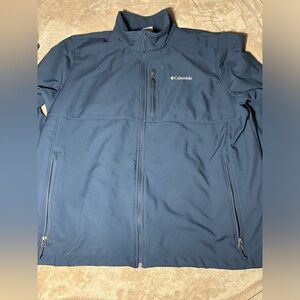 Columbia Navy Lightweight Softshell Jacket